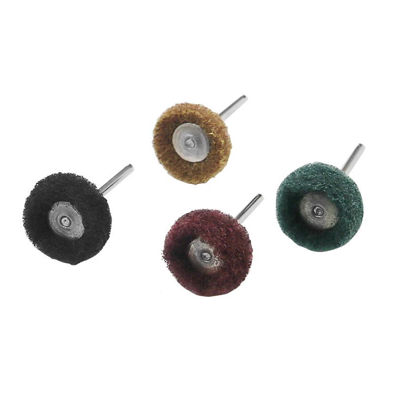 Mata Bor Polishing Cleaning Brush Scrubbing Fiber Wheel 80PCS - JIG-YT40 - Mix Color