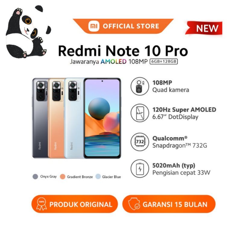 Xiaomi redmi note 10 pro 6/128 gb New