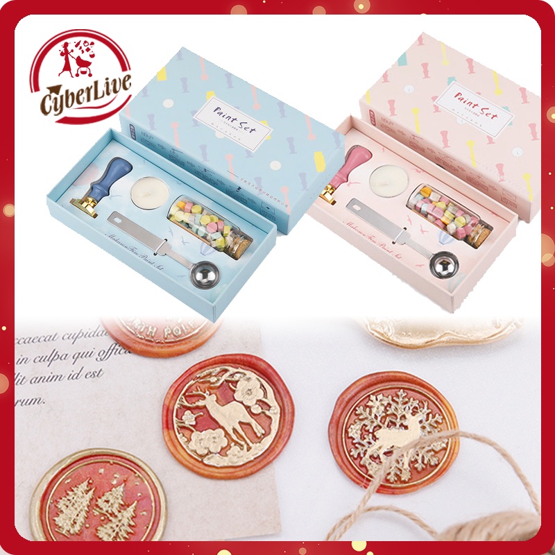 

Retro Seal Wax Beads Set Kado Lucu Stempel Sealing Lilin Segel Wax Stempel Undangan Stempel Pernikahan