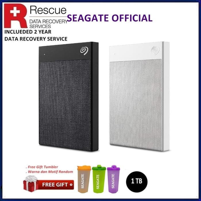 Seagate 1TB Backup Plus Ultra Touch HDD External 2.5" UltraTouch 1 TB - Putih MURAH