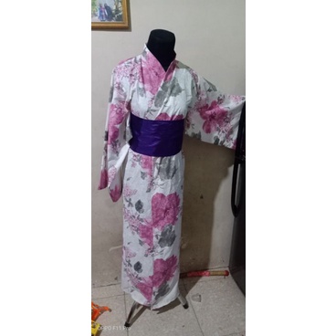 Yukata Kimono Jepang Wanita Costume Cosplay
