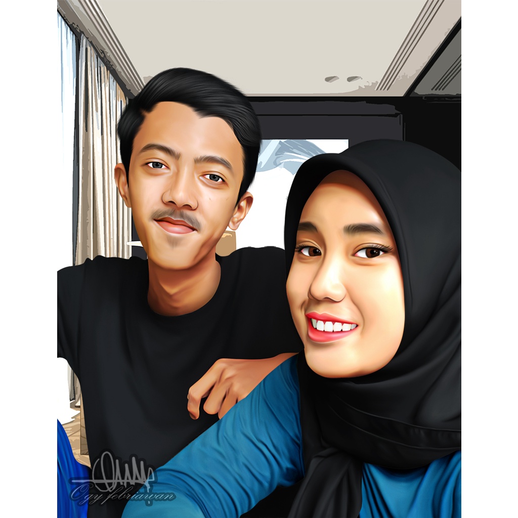 

KARIKATUR DIGITAL/SKETSA WAJAH/KADO UNIK/KADO SPESIAL/KADO ULTAH