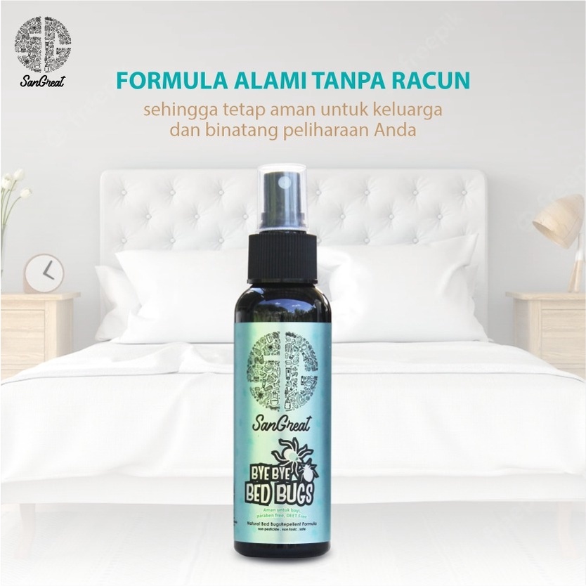 Anti kutu kasur obat tungau kasur sofa karpet cara menghilangkan tungau kutu kasur anti bed bugs alami 100 ml