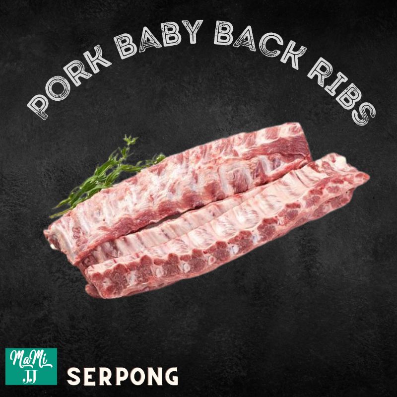 

Pork Baby Back Ribs/Baby Ribs Bali per Slab (Gojek/Grab only)