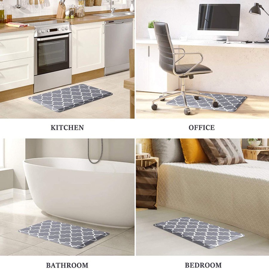 Exclusive Kitchen Mat 2 in 1 Keset Dapur Anti Slip Uk. 45x120 dan 45x75 All Design - A120-3