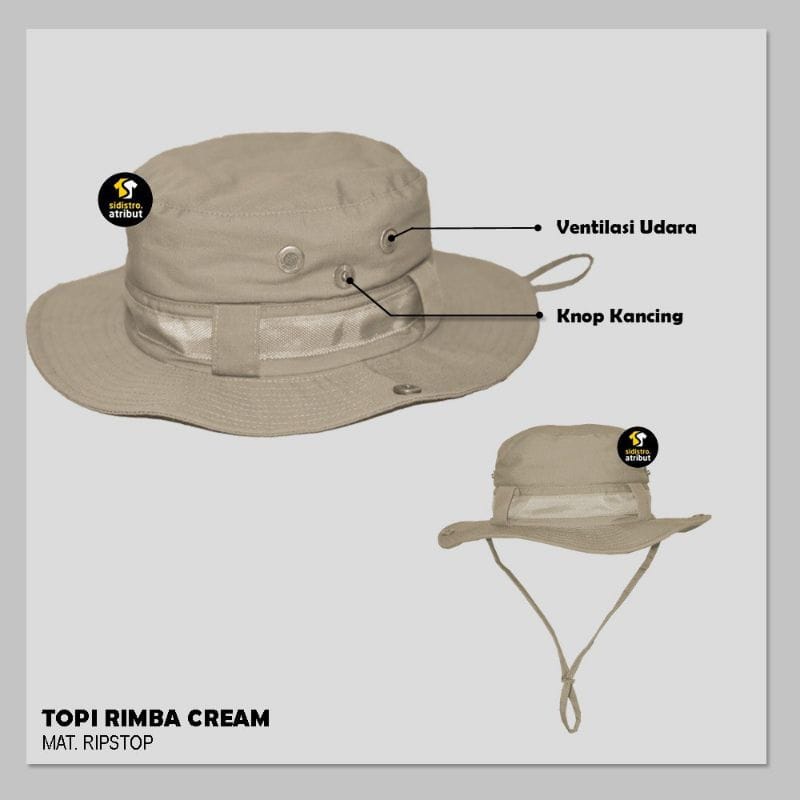 TOPI BUCKET RIMBA/TOPI PENDAKI/TOPI PEMANCING BISA BAYAR DI TEMPAT