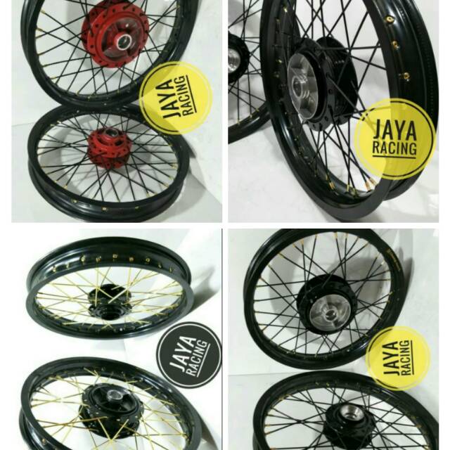 VELG KARISMA-SUPRA-VEGA-JUPITER Z-MX LAMA RING 17L215-185 PLUS STEL VELG SEPAKET LENGKAP