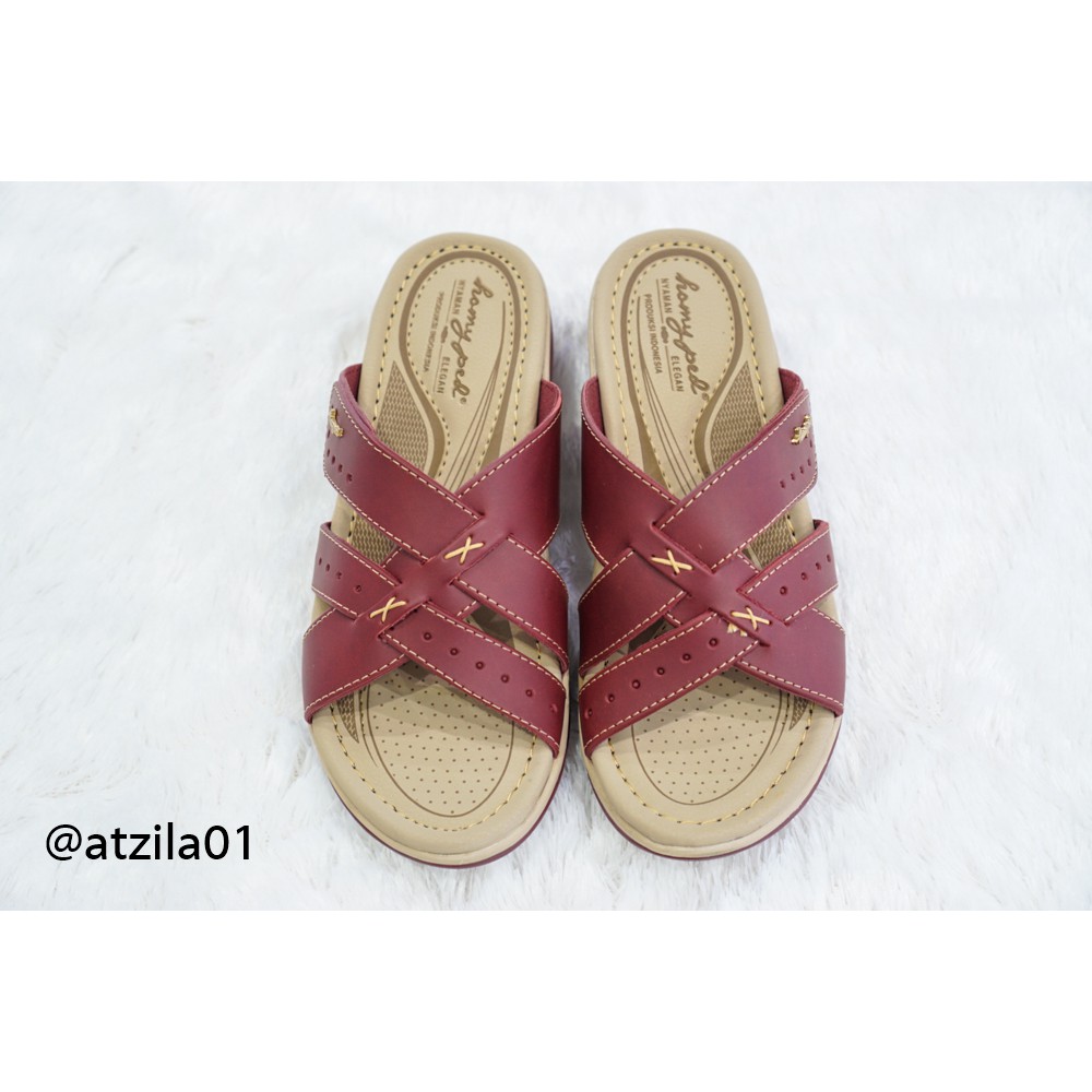 Sandal Wedges Wanita Linzy N-55 (free hijab)