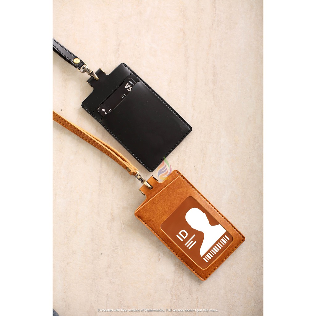 

Temboro ID Card | Name Tag Kulit | Card Holder | Gantungan Nama | Kalung Identitas Bahan PU Leather