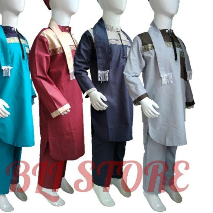 Best Seller Setelan Koko Pakistan Anak Busana Muslim Anak Laki Model Pakistan Lengan Panjang Ukur Shopee Indonesia