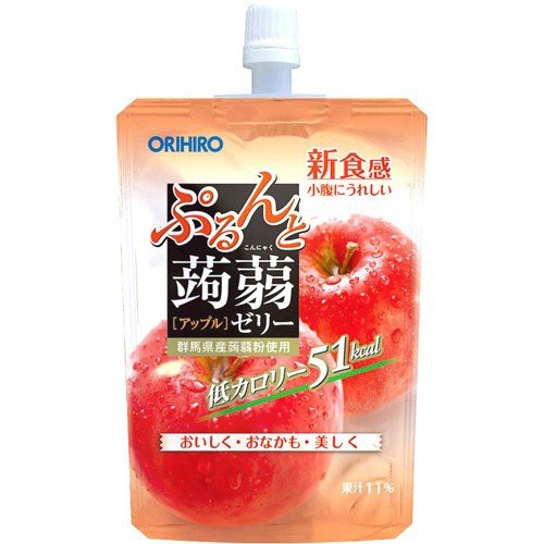 

Orihiro Fruit Konyaku Jelly Drink : Apple 130 gram