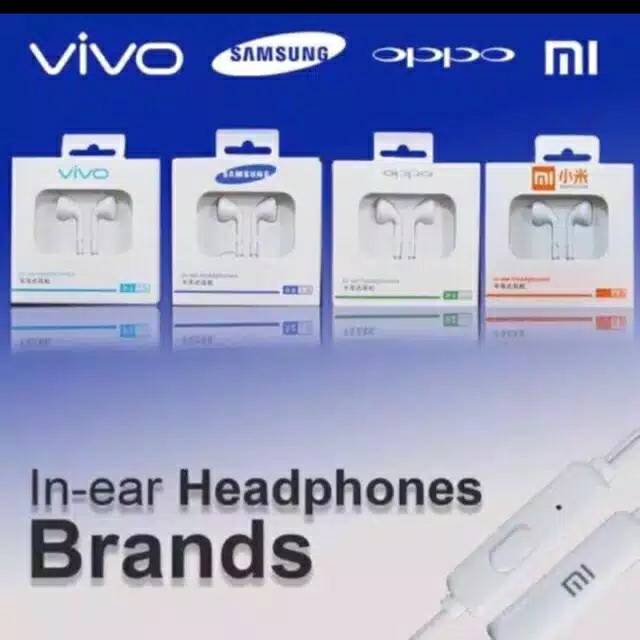 Headset Branded HM133 / Headset vivo oppo samsung xiaomi