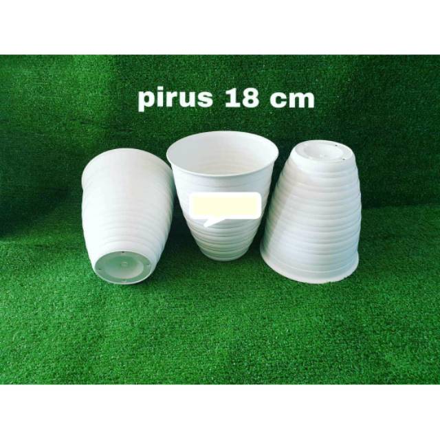POT TAWON PIRUS / TIRUS 18 CM  pot tawon tirus vas tawon pot tawon putih pot bunga