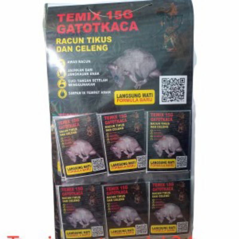 (24pcs) Lem Tikus Celeng Themix Gatotkaca Renteng