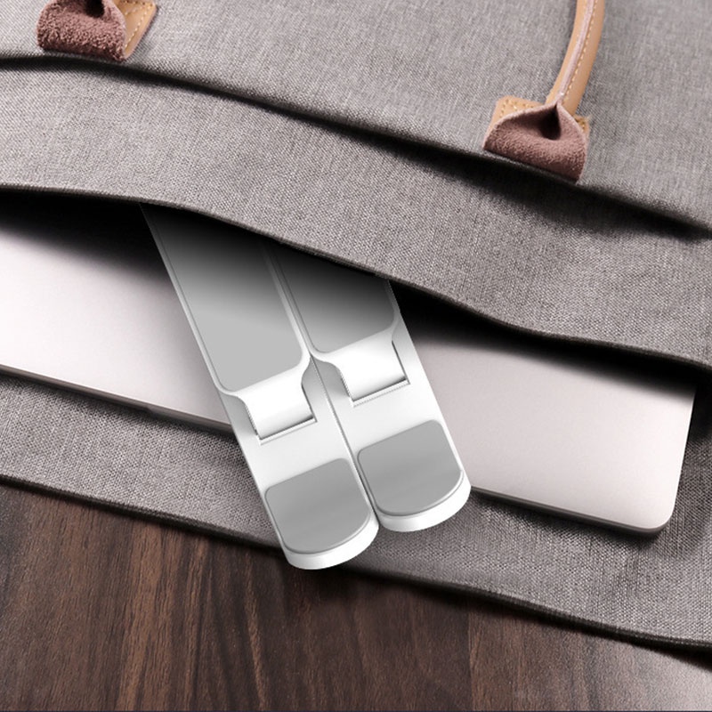 [Ready stock]Stand Laptop Lipat Bahan Aluminum Alloy Untuk Macbook Pro fashion praktis COD