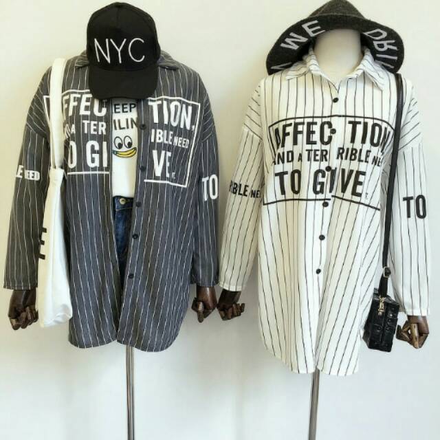 Kemeja base ball art wanita /atasan wanita /pakaian wanita import