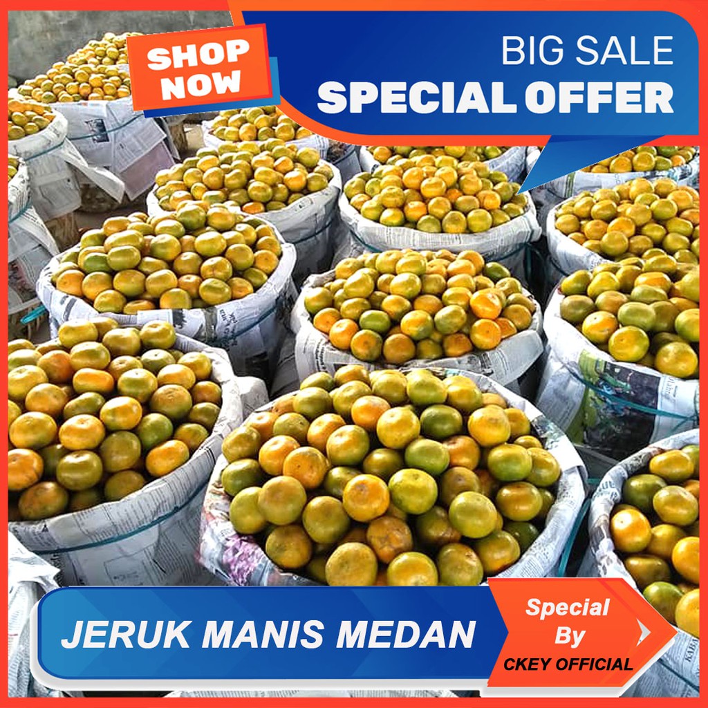 

Jeruk Medan Super Segar 1 kg Buah Segar Bawang Merah CKEY OFFICIAL