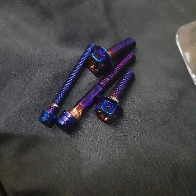 BAUT CAKRAM KALIPER MONOBLOK PROBOLT GOLD BLUE VARIO BEAT SCOOPY NINJA SUPRA X KHARISMA SATRIA F SHO