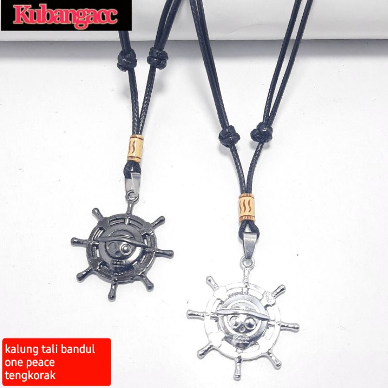 Kalung. Kalung Tali Bandul One Peace tengkorak Kalung pria wanita Kalung Tali murah Kalung Liontin