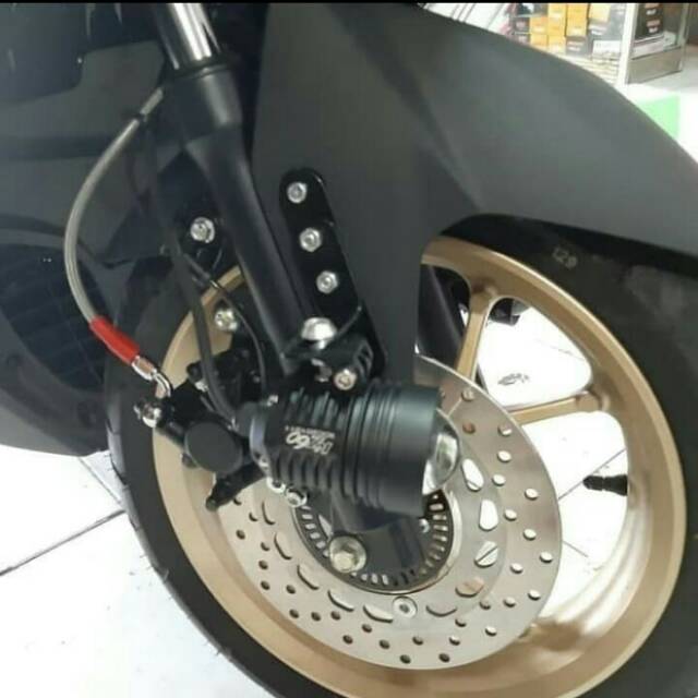 Breket Bracket Dudukan Lampu spakbor New Nmax 2020 Aerox Lexi Vixion