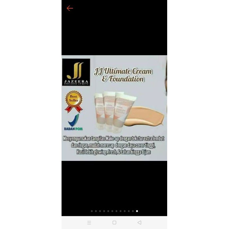 JAZEERA ULTIMATE CREAM & FOUNDATION