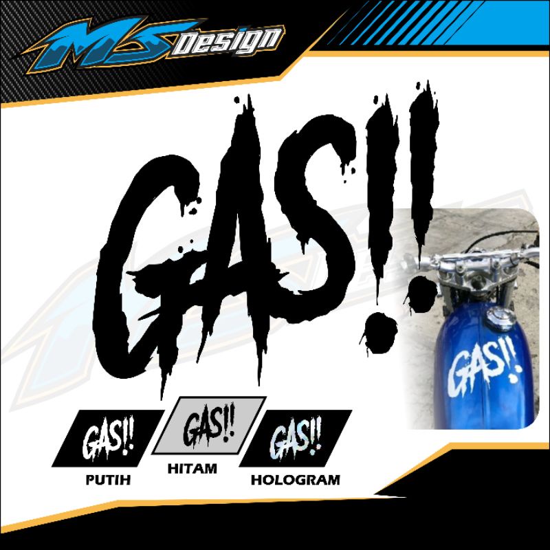 

STIKER LOGO GAS!! CUTTING MURAH (TANPA MINIMAL ORDER)