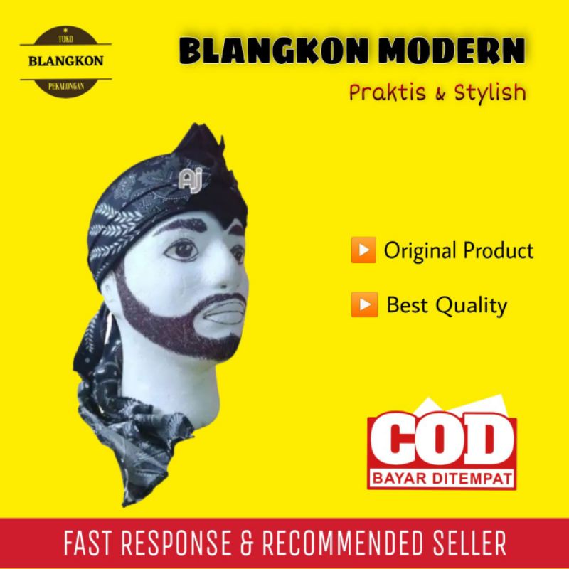 Blangkon Jawa Jogja Ikat Kepala Sunda Kupluk Udeng Peci Hitam Peci Batik Jogokaryan Imamah Permanen