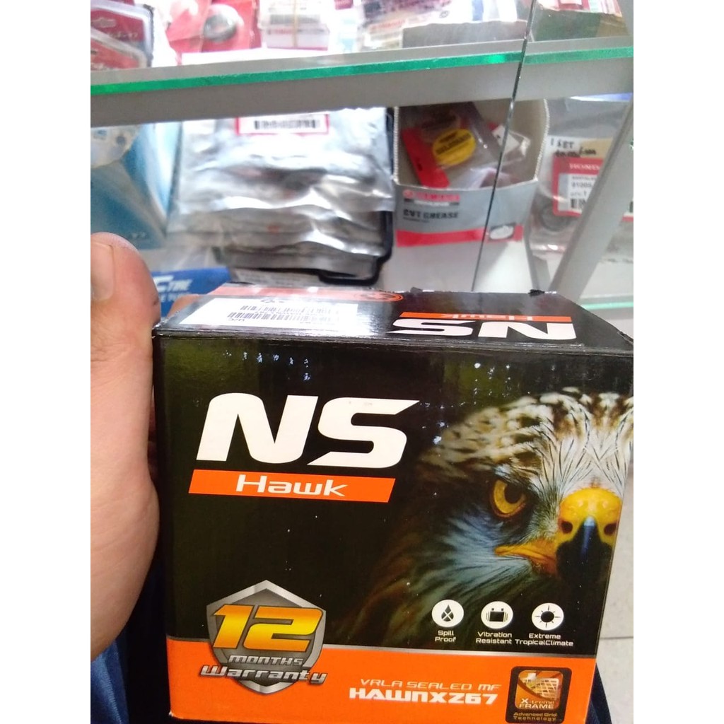 AKI NS HAWK NXZ67 AKI NMAX/AKI SATRIA F150 / AKI VARIO 125 150/ AKI CBR150