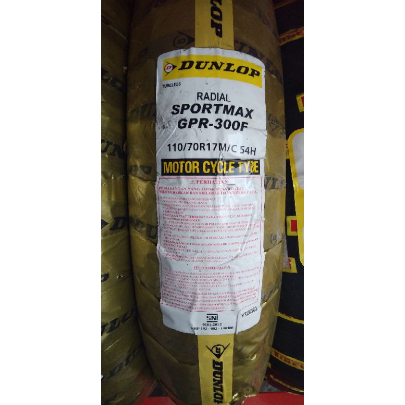 Ban Motor Dunlop Sportmax GPR-300F 110/70-17