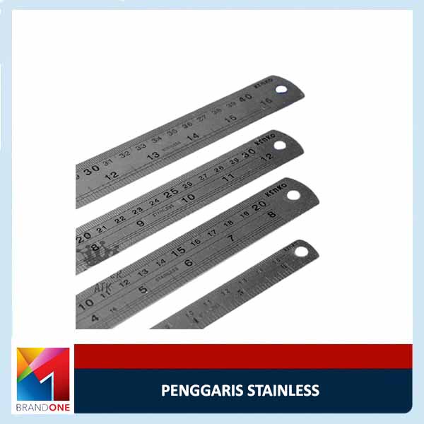 

Penggaris Besi Kenko 15 cm / 20 cm / 30 cm / 50 cm / Stainless Steel