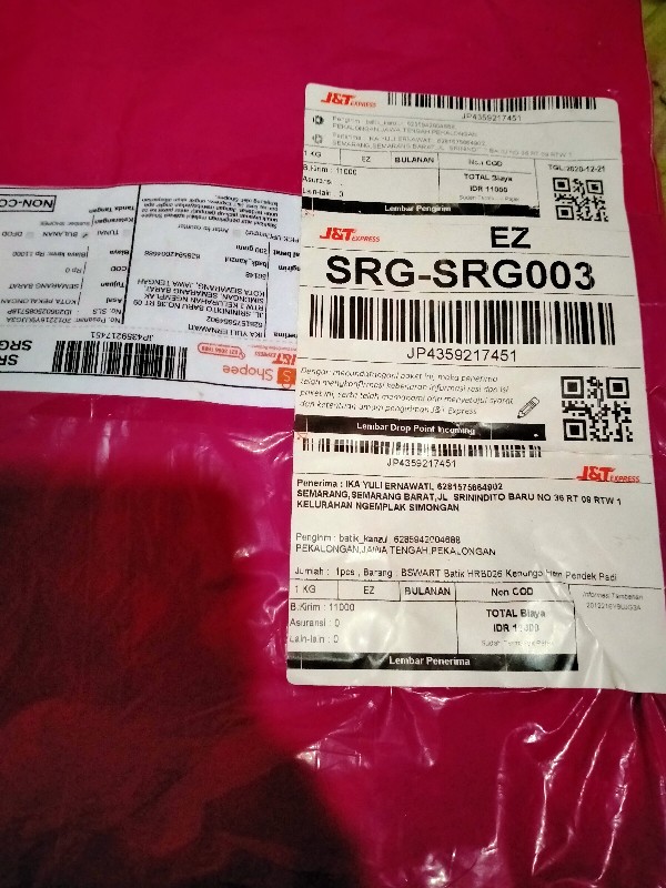 Bswart Batik Hrb026 Kenongo Hem Pendek Padi Pekalongan M L Xl Batik Pria Murah Modern Grosir