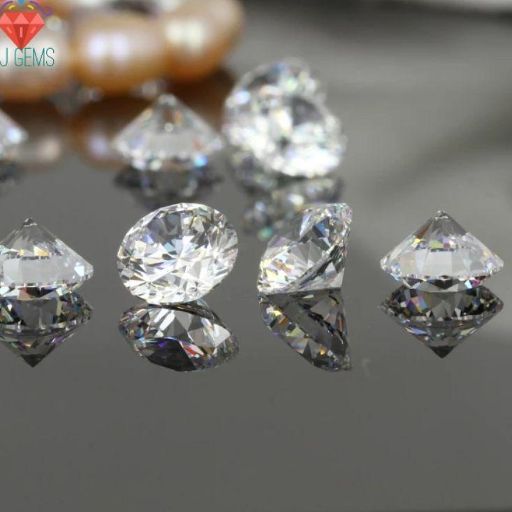 Stok Terbatas A5 Quality 4mm - 6mm Cubic Zirconia Asli 1 pack Zircon A5 Quality