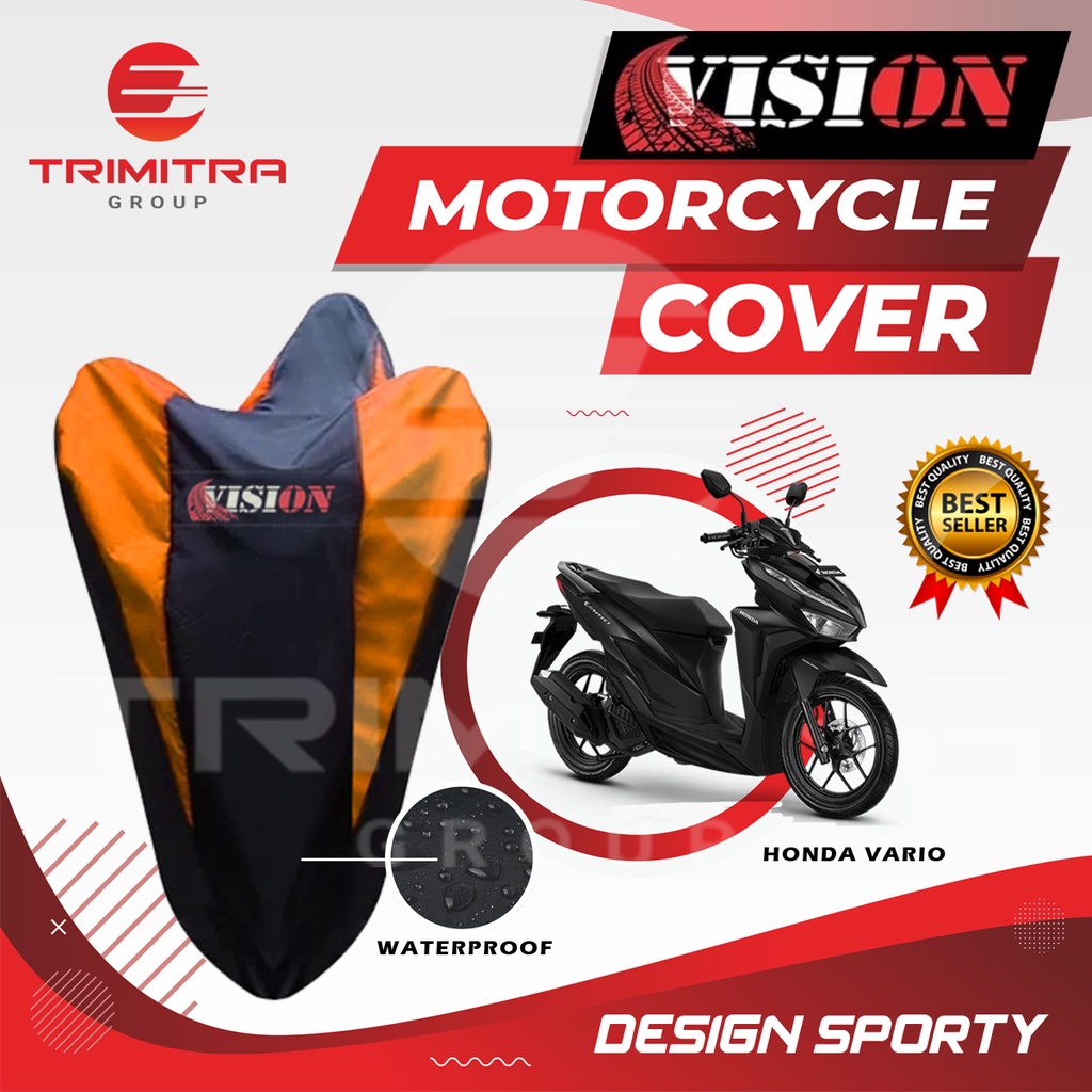 

[ BAYAR DI TEMPAT ] Sarung Penutup Selimut Pelindung Body Cover Motor Honda VARIO nmax pcx beat blade mio revo supra x Anti Air VISION Waterproof
