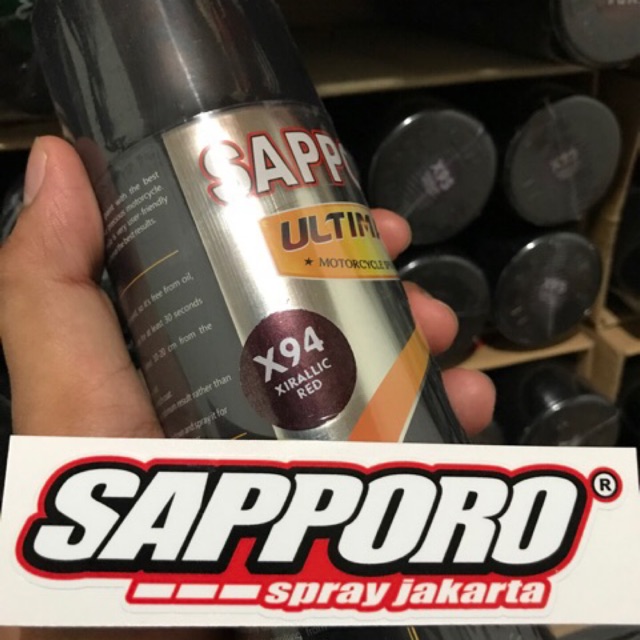 SAPPORO ULTIMATE XIRALLIC RED X94 400ML