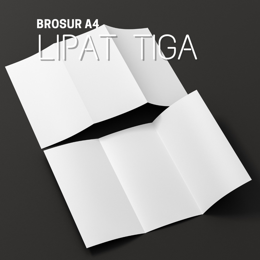 

Cetak Brosur Lipat 3 Ukuran A4 Full Color Murah