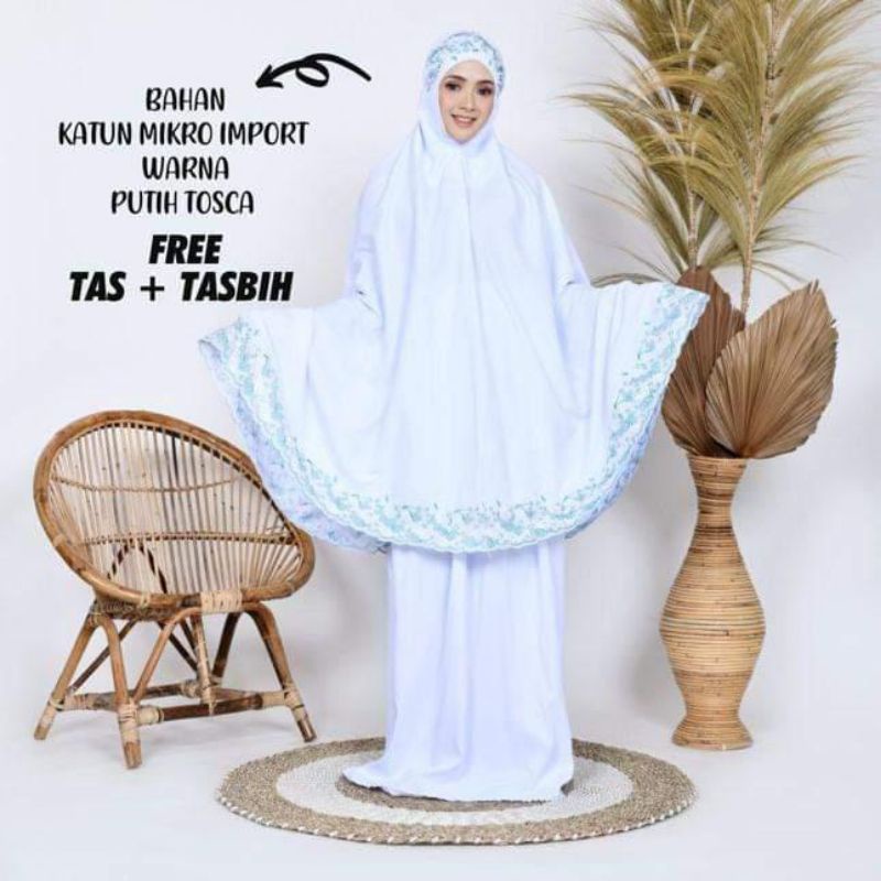 COD-Mukena dewasa telekung siti Khadijah jumbo terlaris