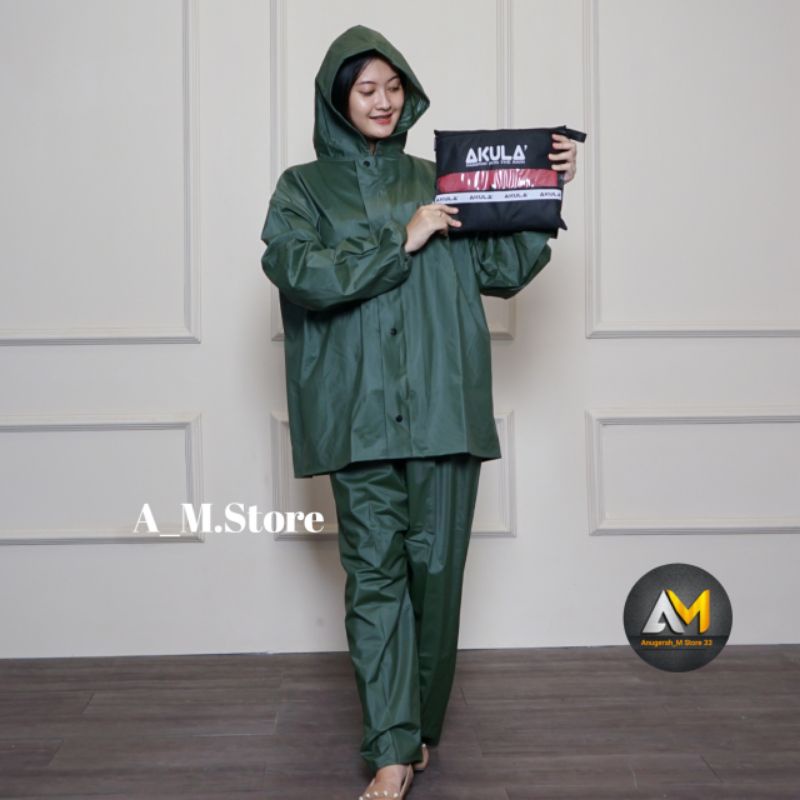 JAS HUJAN !!! MANTOL RAINCOAT, ANTI REMBES PRIA WANITA KUALITAS TERBAIK BY AKULA