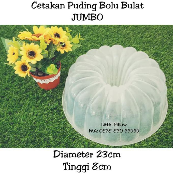 Cetakan Puding Art Bolu Bulat JUMBO/cetakan bolu kukus/cetakan agar NEW