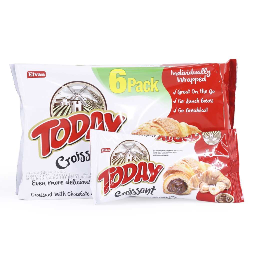 Roti Croissant Pack (Isi 6 Pcs) Original Turki