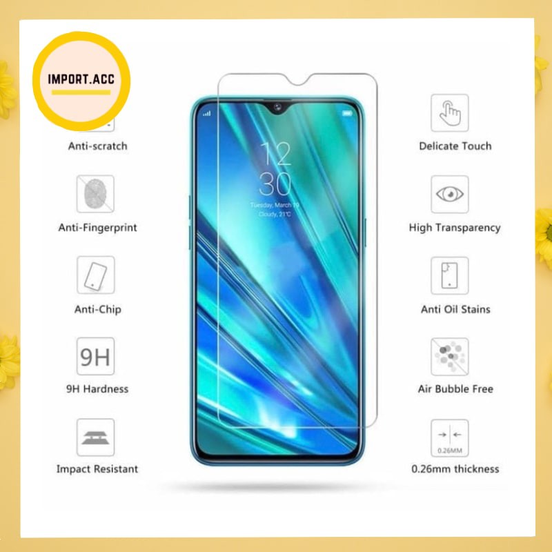 Tempered Glass Anti Gores Kaca Realme 2, 7 PRO, 2 PRO,  3, X2, 6i, U1, 5S [IMPORT]