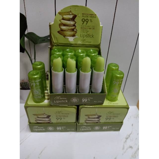 ( PERBOX) LIPBALM ALOE / MEOVER LIP BALM ALOEVERA 99%