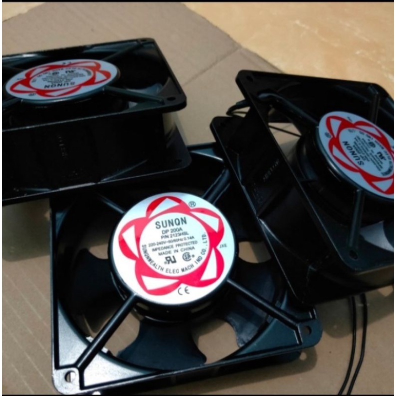 Fan ac Sunon 12cm x 12cm DP200A AC 200v