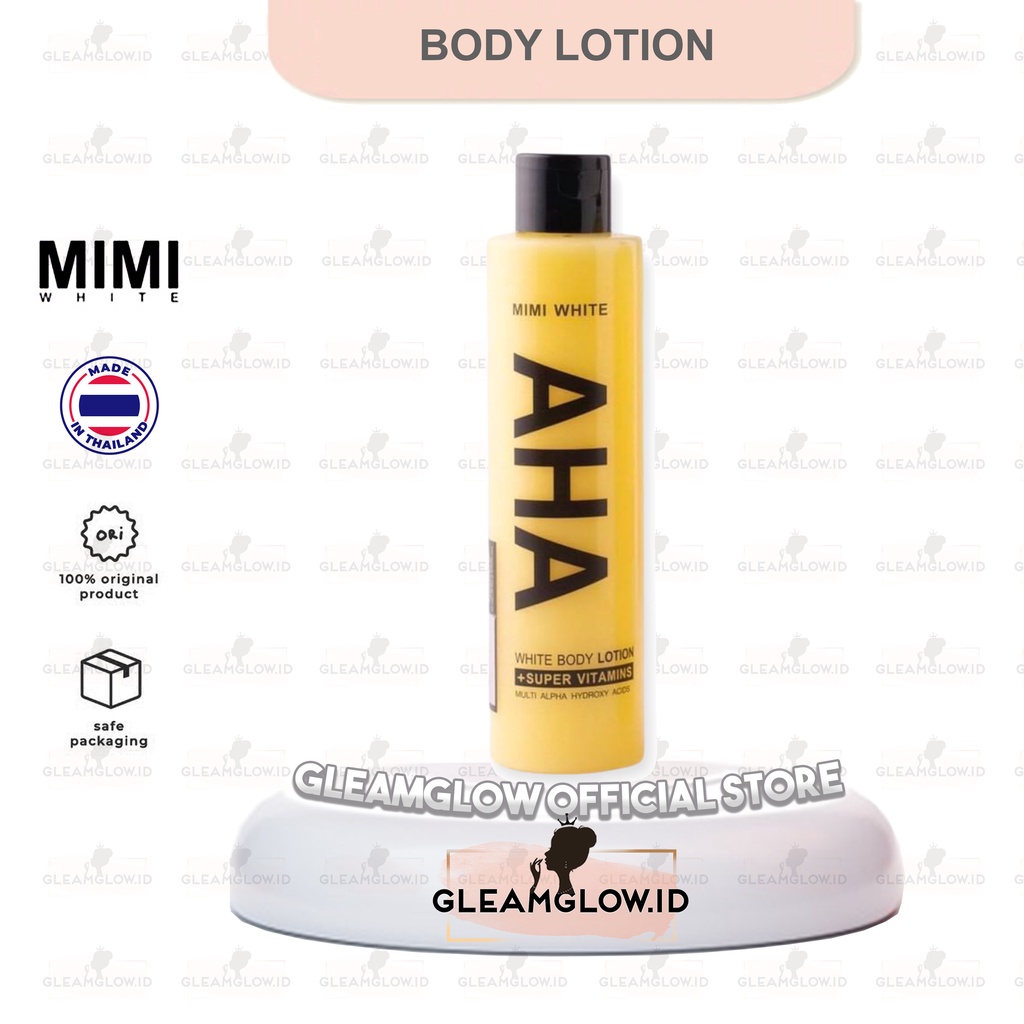 Jual Mimi White AHA Body Lotion Super Vitamins 200ml Indonesia