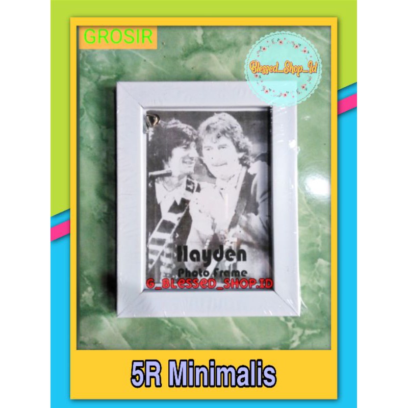 Bingkai Foto 5R Minimalis Frame Foto / Pigura Foto / Bingkai Foto Pajangan Meja Hiasan Dinding Harga