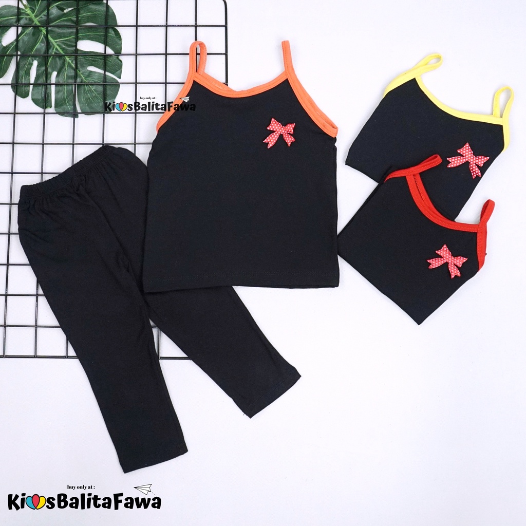 Setelan Violett uk bayi-2 Tahun / Baju Anak Perempuan Baby Celana Panjang Legging Kaos Tanktop Polos Kiosbalitaprilliaaa