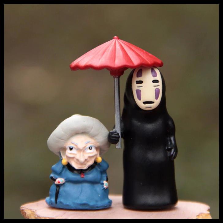 Ghibli Spirited Away - No Face Meets Yubaba - Minifigure Set Isi 2