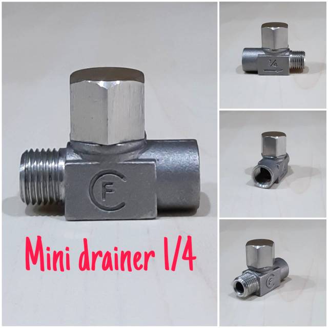 Steam Trap Mini Drainer Setrika Uap Boiler 1/4