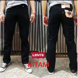 CELANA JEANS PRIA MODEL LEVIS STANDAR BISA COD LOH REGULAR BIRU TUA BIG SIZE 28  - 38