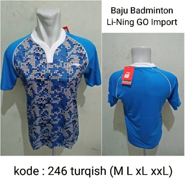 Baju badminton lining grade ori impor