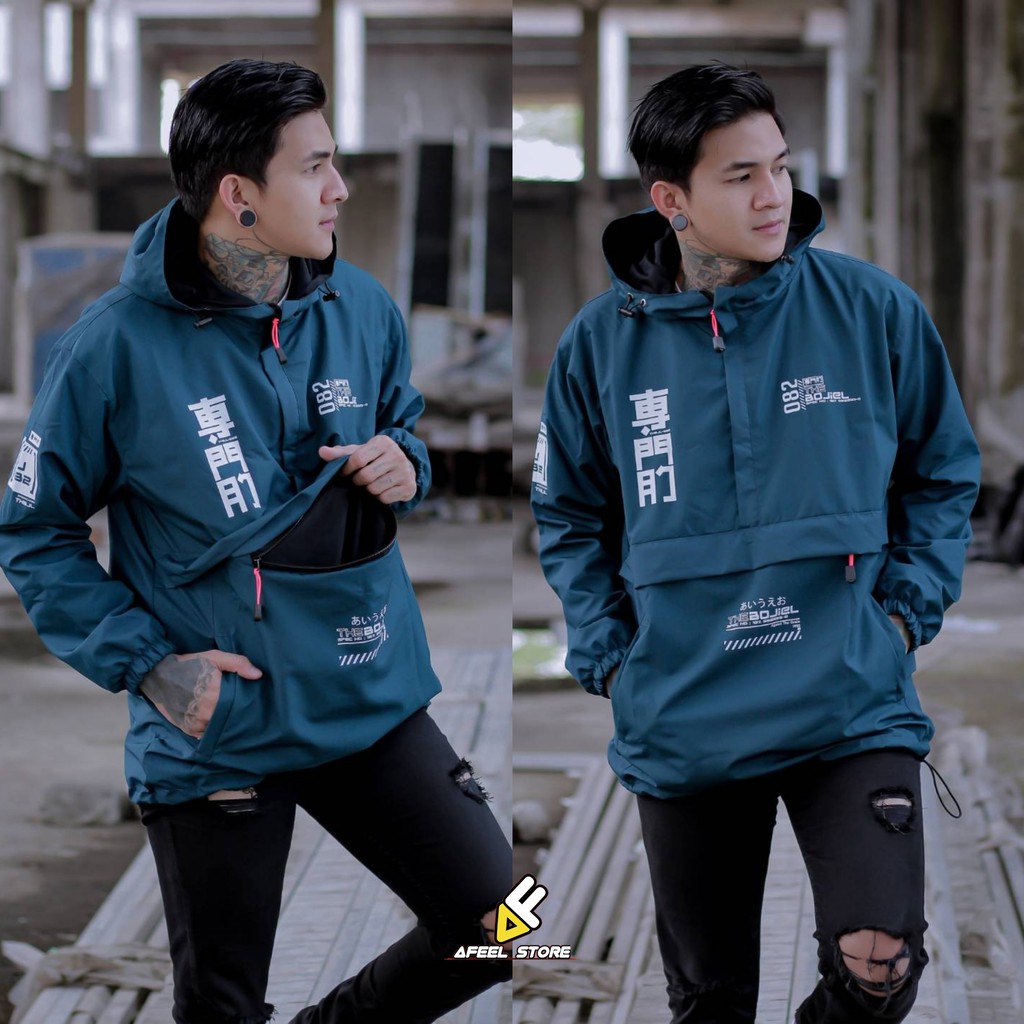 JAKET CAGOULE-JAKET PRIA-JAKETKANTONGDORAEMON-JAKET OUTDOOR THE BOJIEL